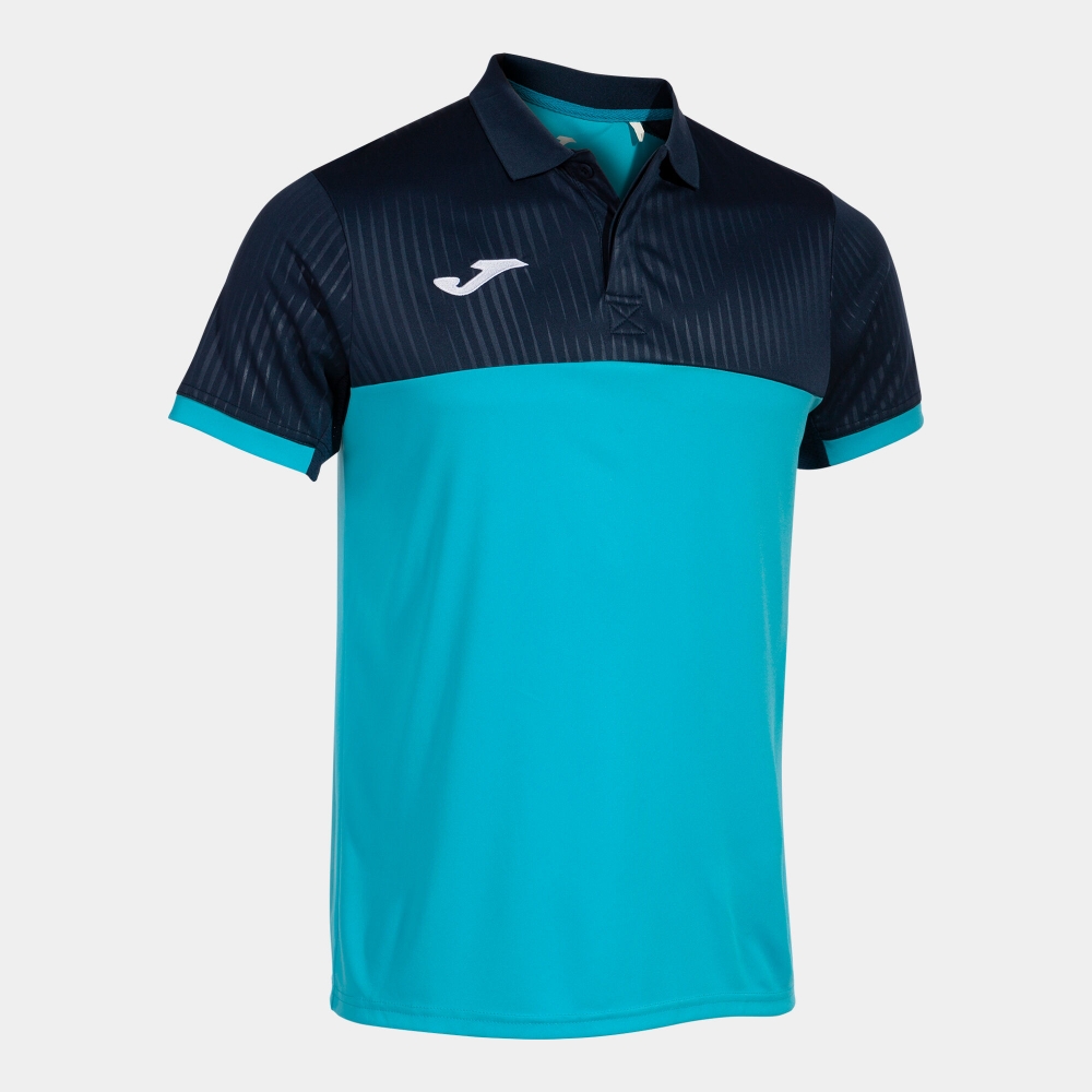 Montreal Maneca Scurta Polo Fluor Turquoise-navy Joma