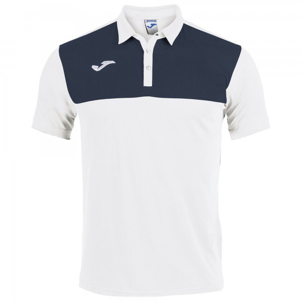 Winner Polo White-dark Navy S/s Joma