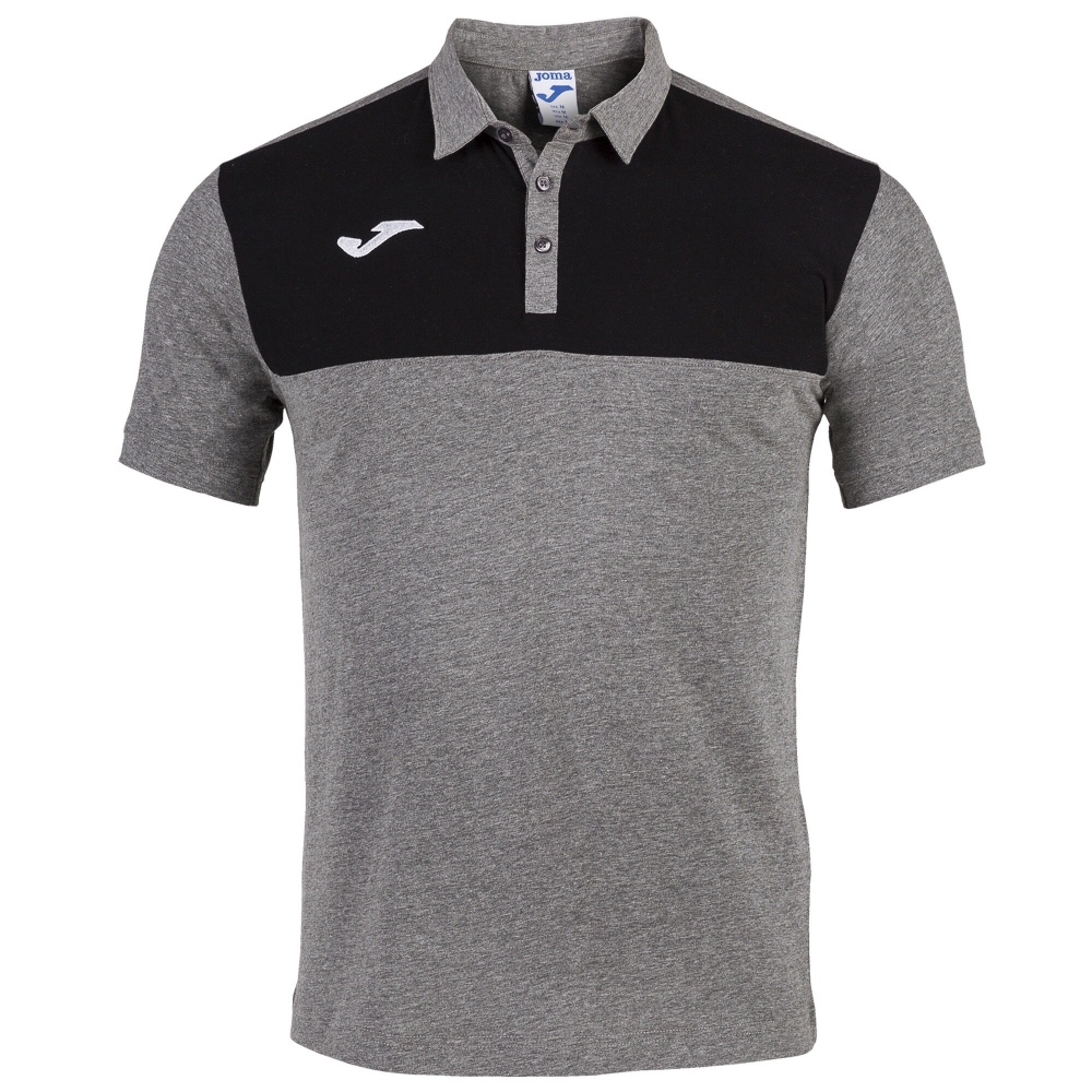 Winner Polo Melange-black S/s Joma