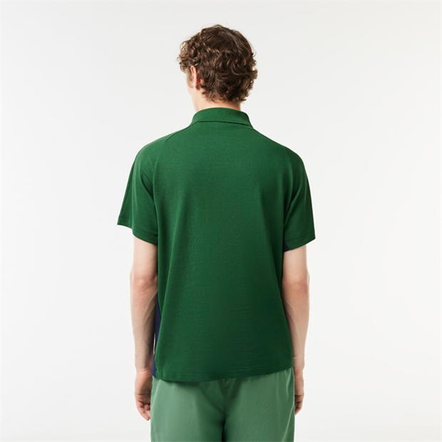 Camasa Lacoste Cotton Mini-Pique Colourblock Polo barbat