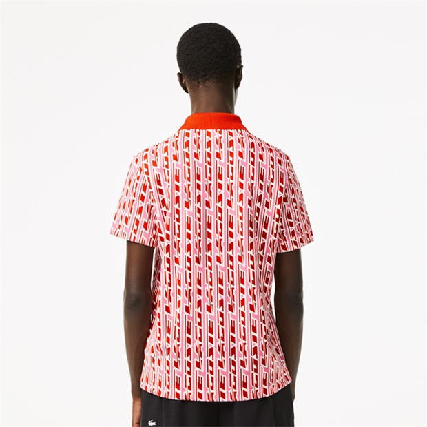 Lacoste Printed Polo Top