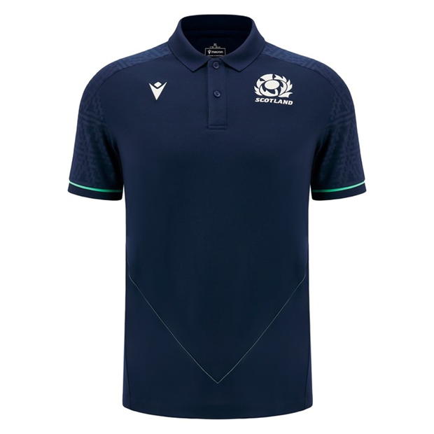 Camasa Macron Scotland Rugby Union Polo 2024 adulti