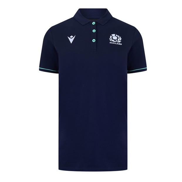 Camasa Macron Scotland Rugby Union Polo 2024 dama