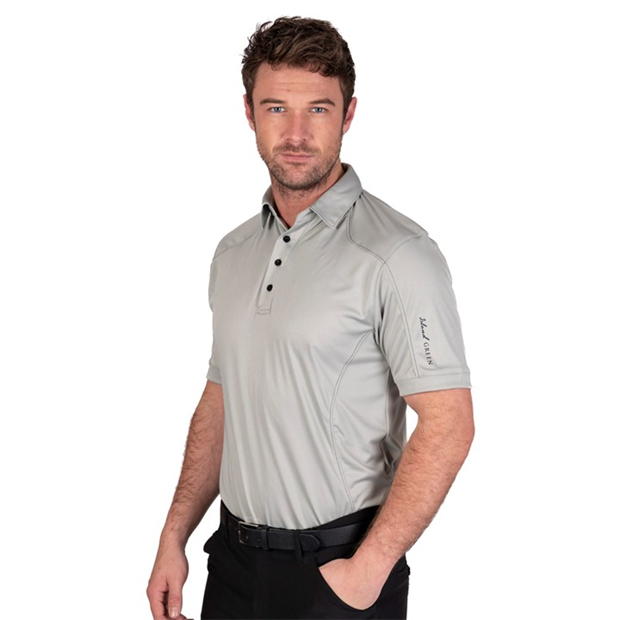 Island Green Green Performance Golf Polo