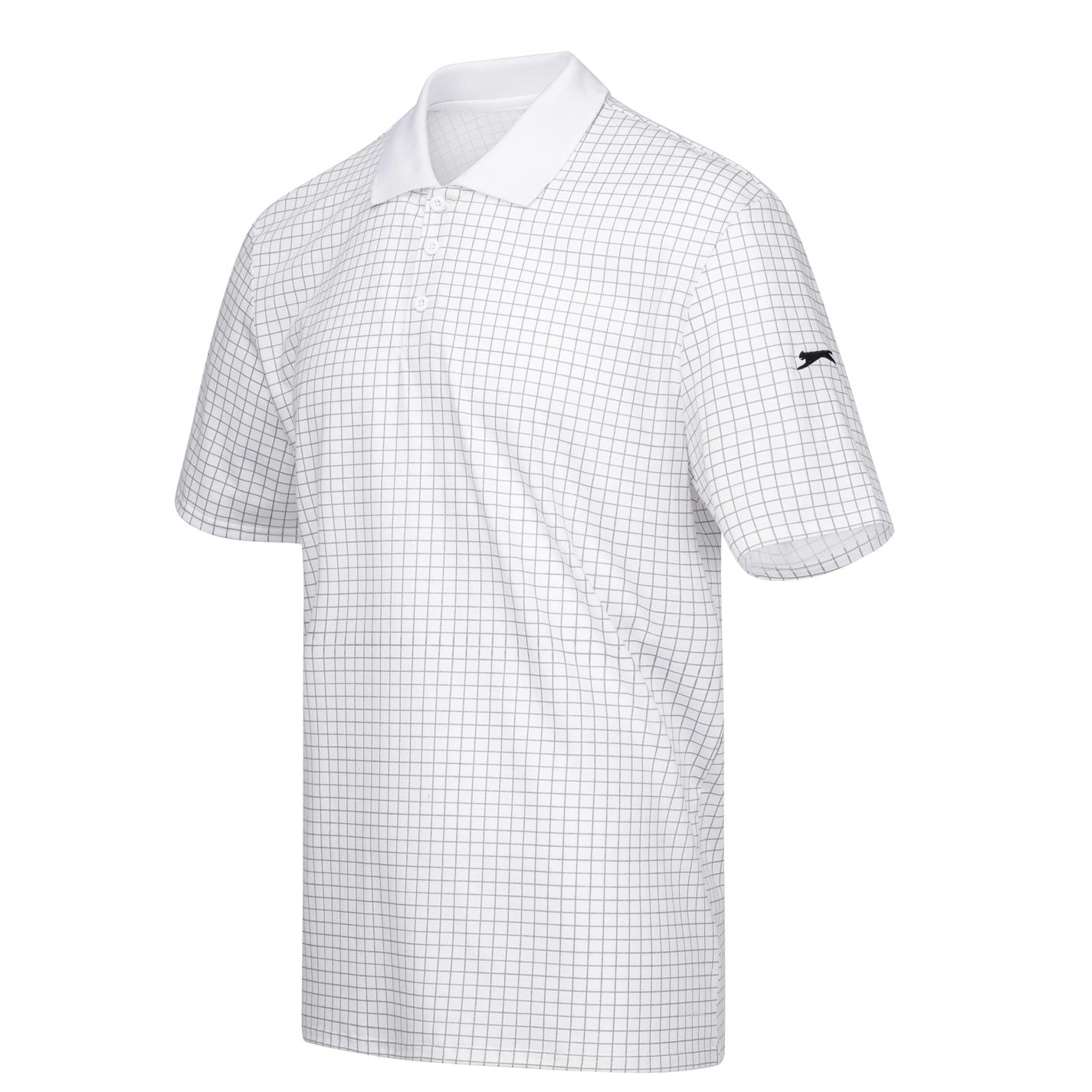 Slazenger Check Golf Polo barbat