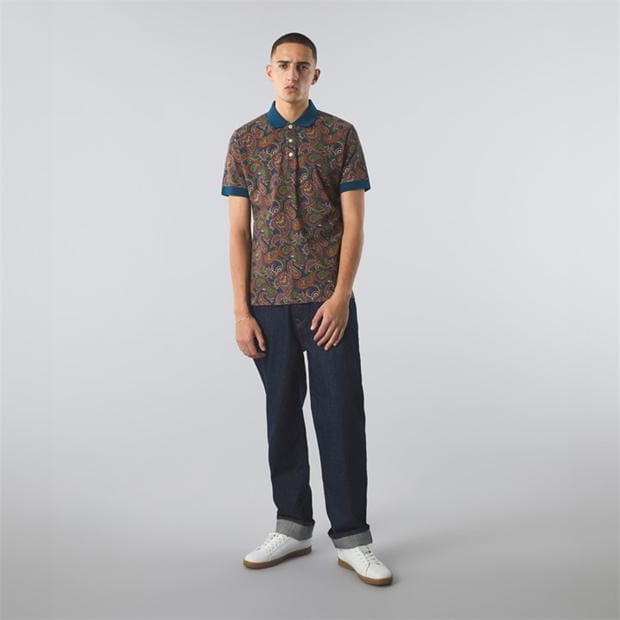 Pretty Green PG 15th Paisley Polo Sn44