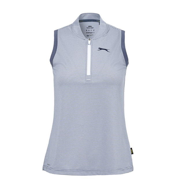 Slazenger Zip SL Polo Ld43