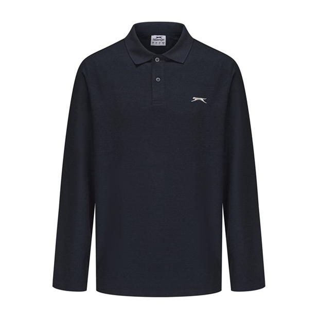 Slazenger Maneca Lunga Plain Polo Men