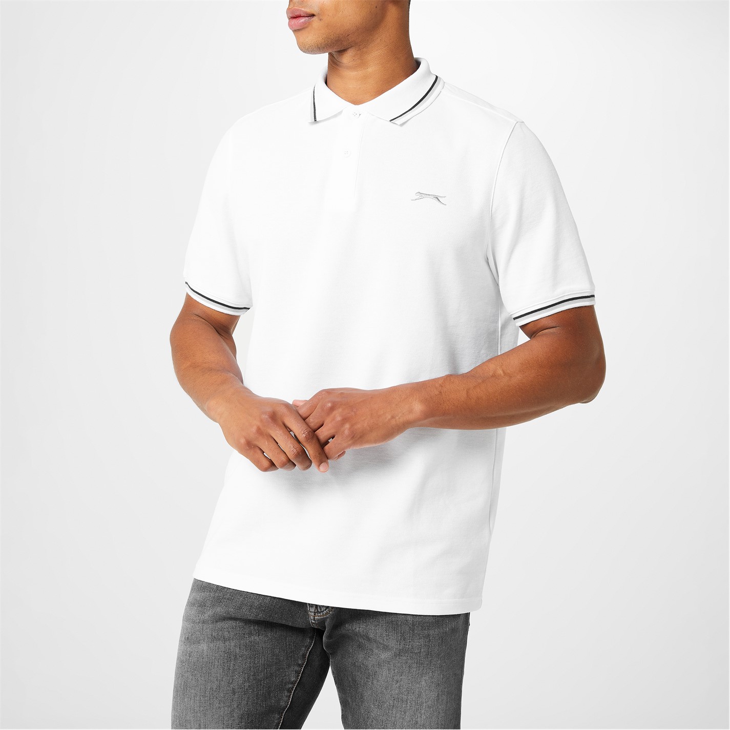 Camasa Slazenger Tipped Polo barbat