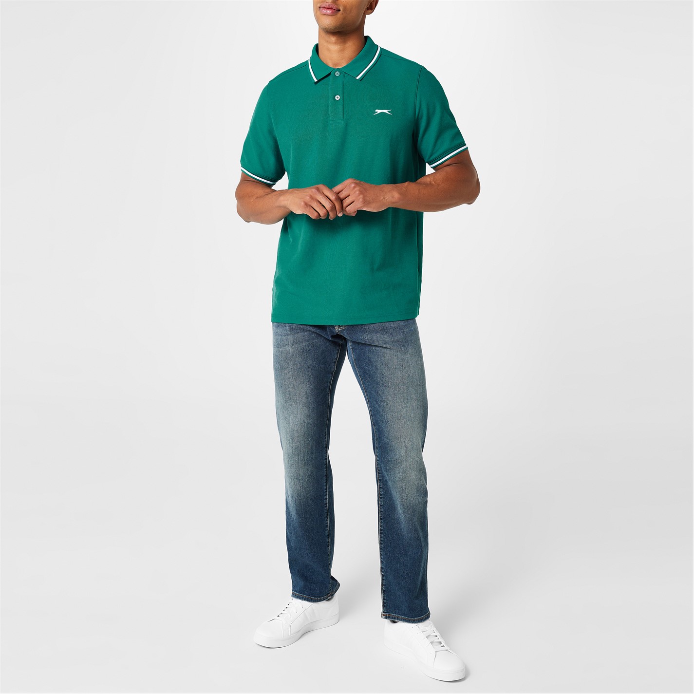 Camasa Slazenger Tipped Polo barbat