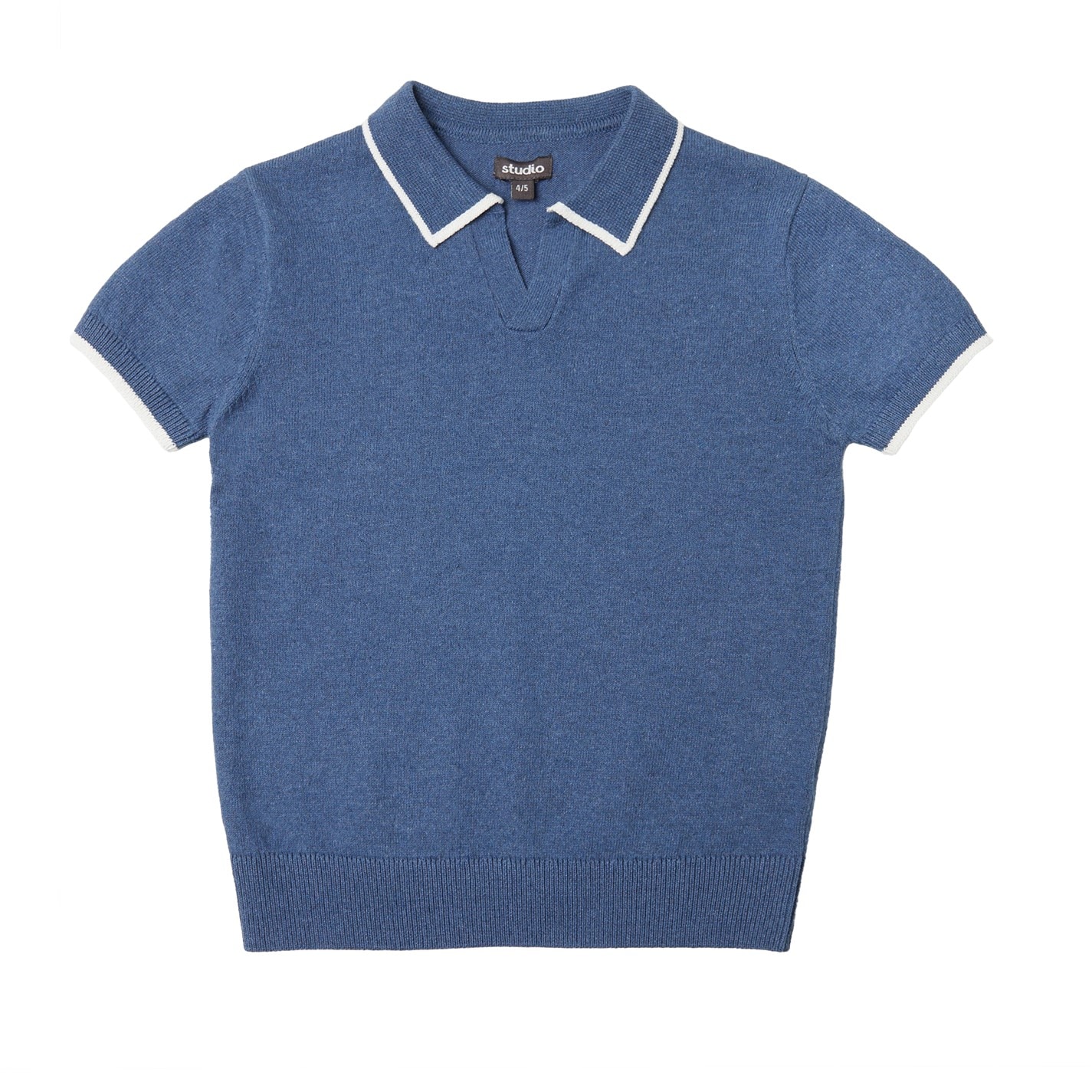 Studio Older Polo Knitted Blue baietel