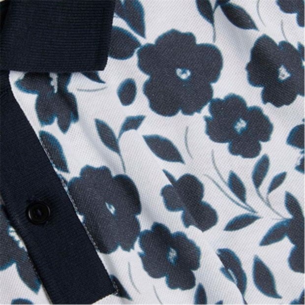 Ted Baker Baskets Floral Allover Print Polo