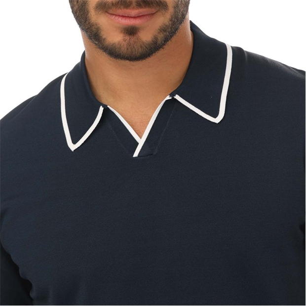 Ted Baker Strortfo Rayon Open Neck Polo