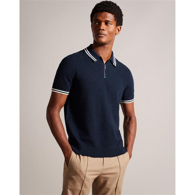 Ted Baker Ted Mahani Zip Polo Sn43