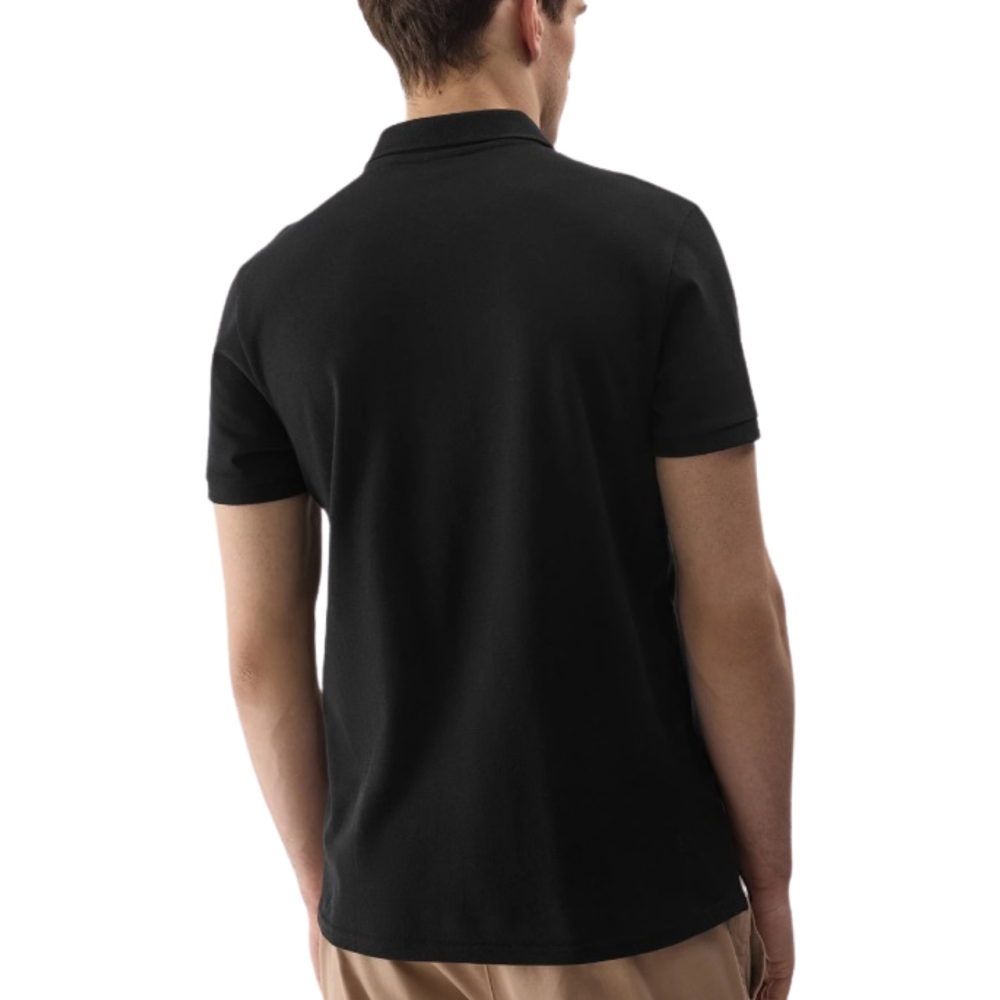 Tricou polo b?rba?i 4 F negru 4FWSS24TPTSM130 20S 4F