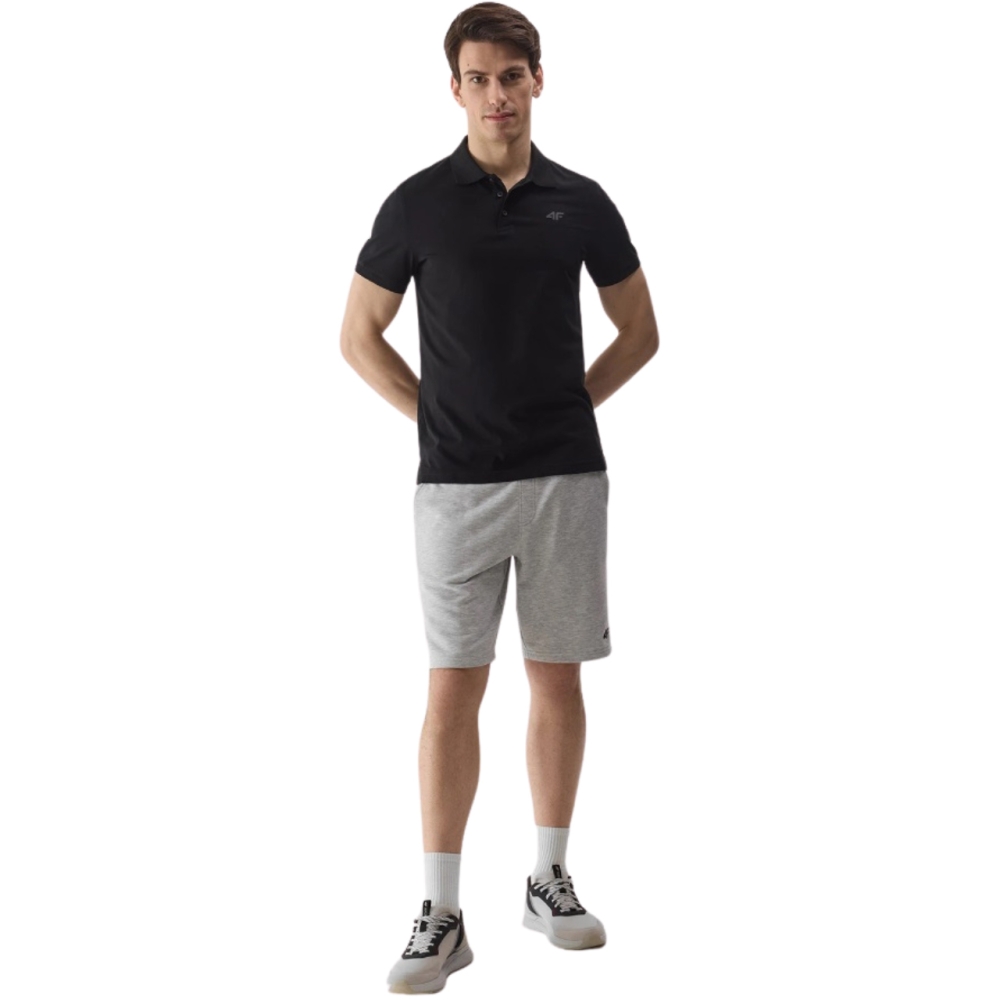 Tricou polo pentru b?rba?i
4F M129 negru adanc 4FWSS24TPTSM129 20S 4F