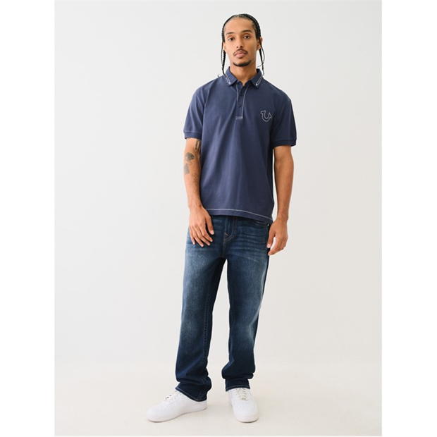 Camasa True Religion Big T Embroidered Polo