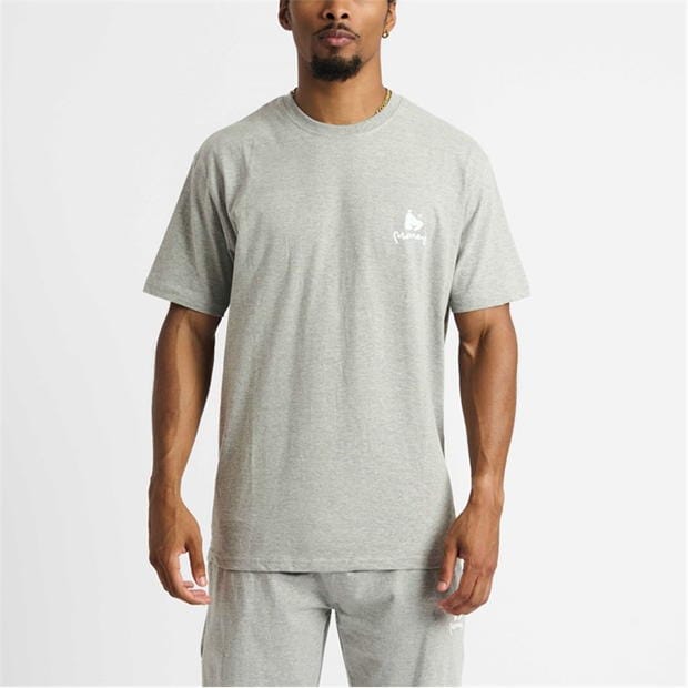 Money Lounger Grey Melange 3-Pack T-shirts