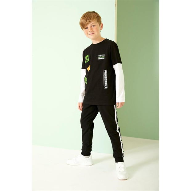 Camasa Character Minecraft Layered LS T- baietel