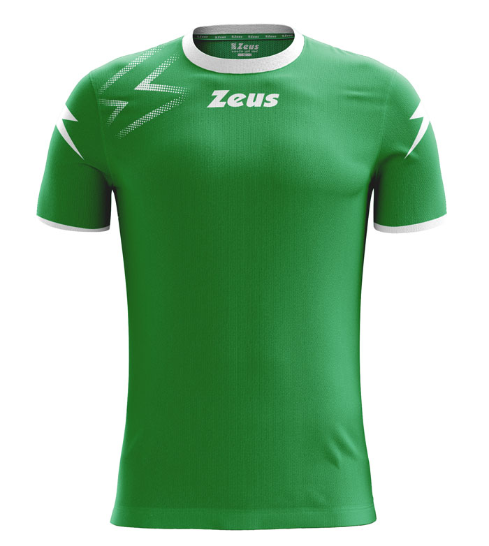 Tricouri sport MIDA Zeus verde alb