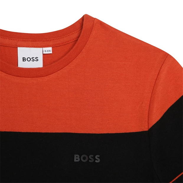 Camasa Boss Striped Logo T- baietel