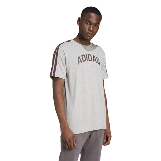 Camasa adidas Codes Collegiate Linear Graphic T- barbat