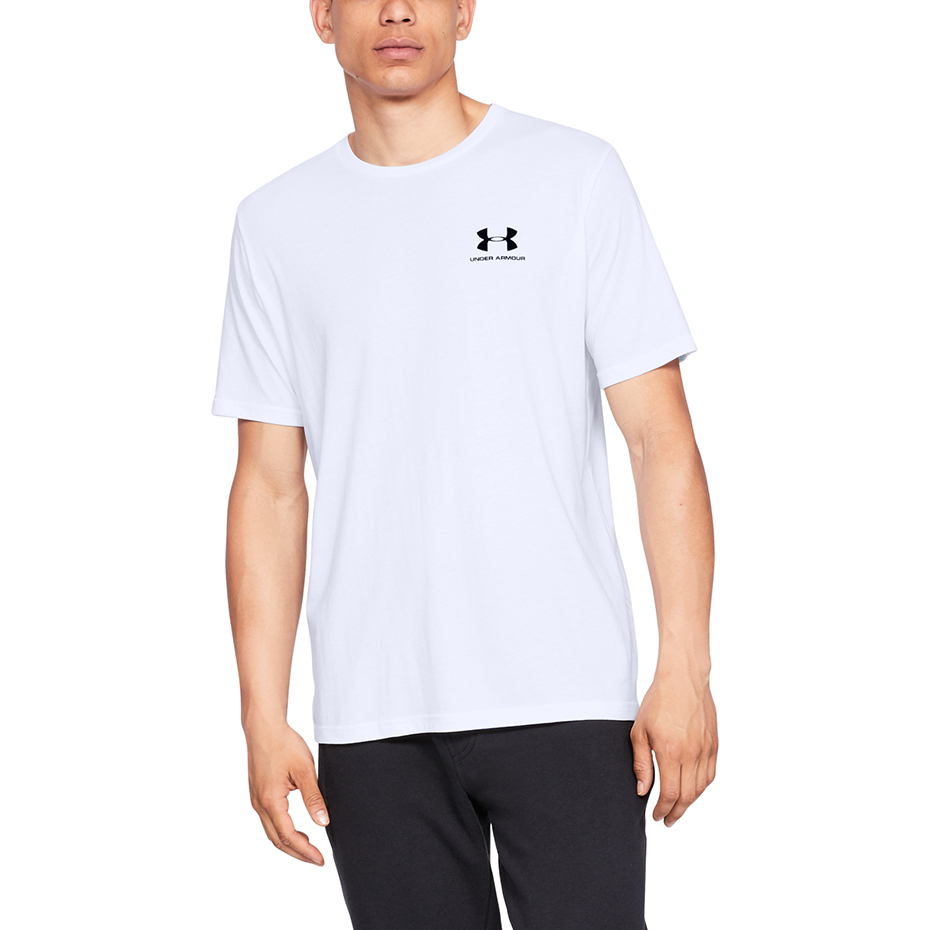 Camasa Under Armor Sportstyle Sport Left Chest SS white 1326799-100 Under Armour