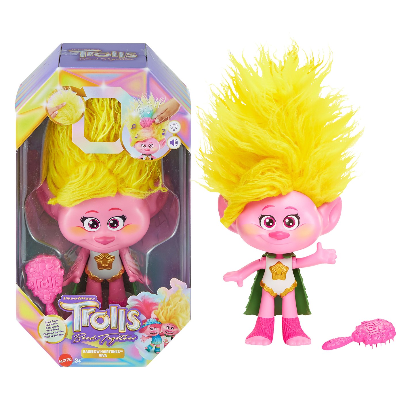 Trolls Trolls Rainbow Hair Sisters Viva