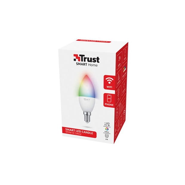 Trust E14 Smart WIFI Bulb, White & Colour