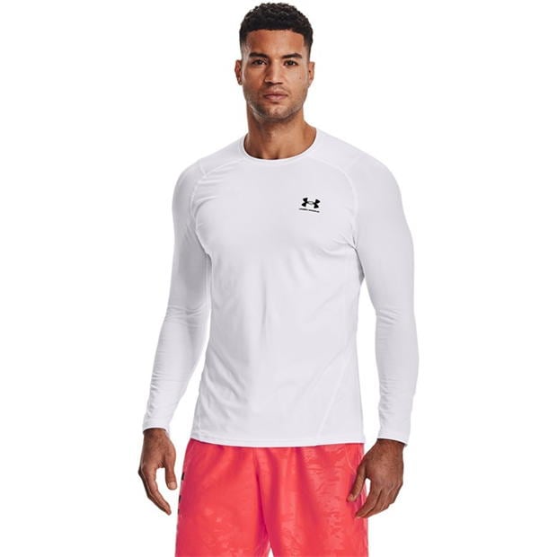 Under Armour Armour Ua Hg Fitted Ls Gym Top barbat