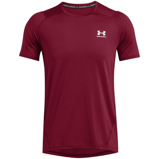 Under Armour Armour Ua Hg Fitted Ss Gym Top barbat