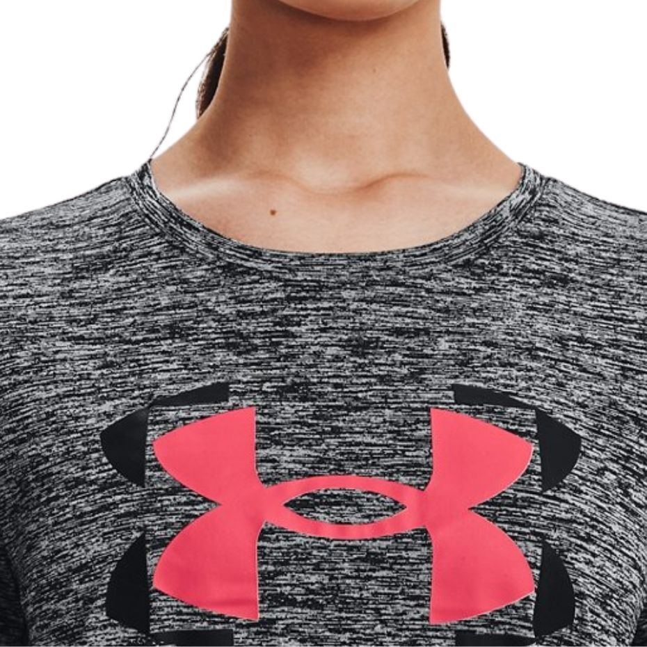 Koszulka damska Under Armour Tech Twist Graphic SSC szara 1366125 001