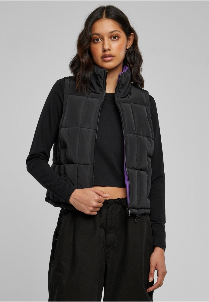 Vesta Reversible Cropped Puffer dama Urban Classics