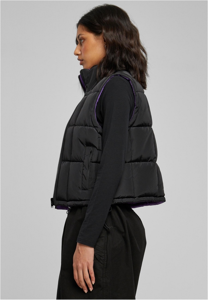 Vesta Reversible Cropped Puffer dama Urban Classics