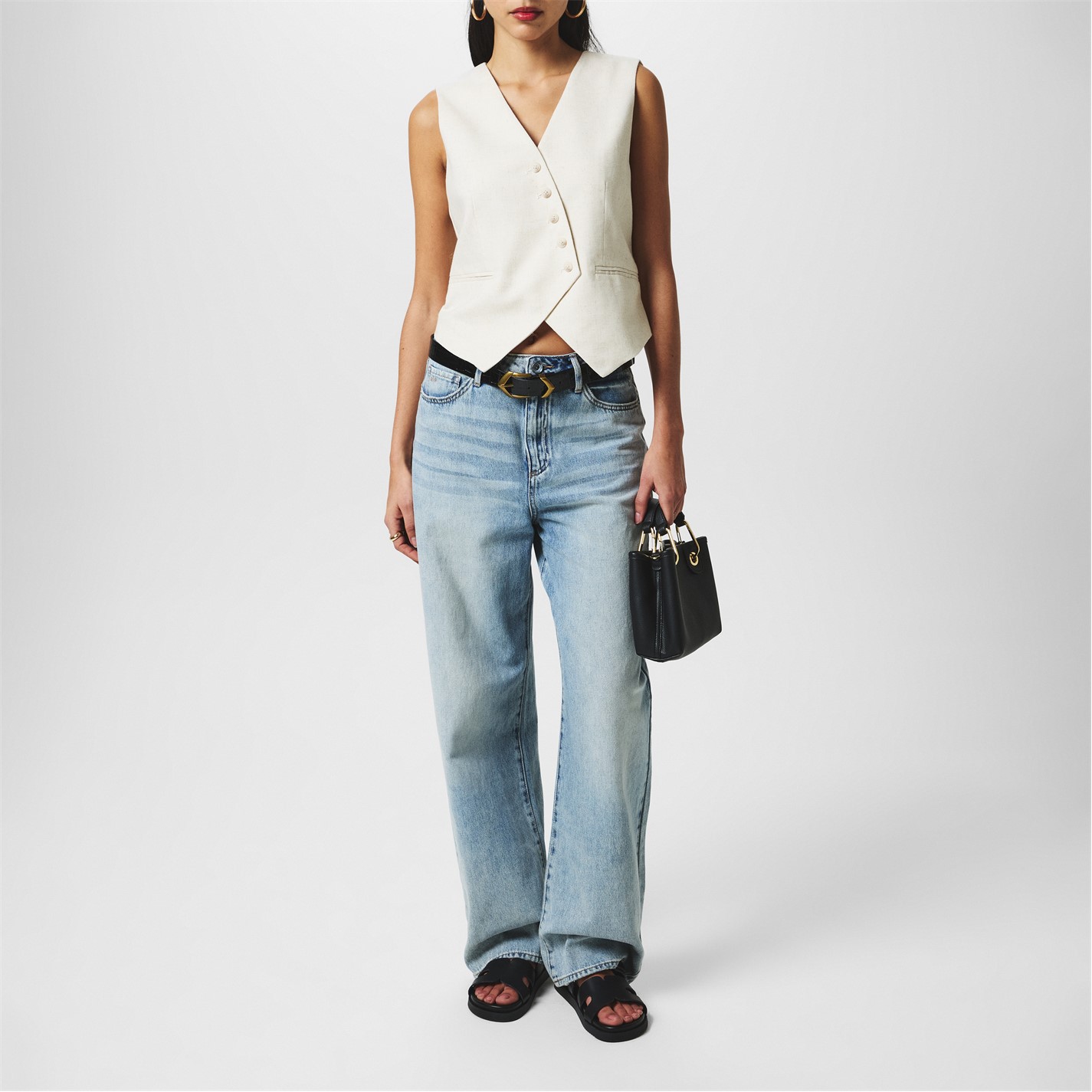 Vero Moda Linen Waistcoat