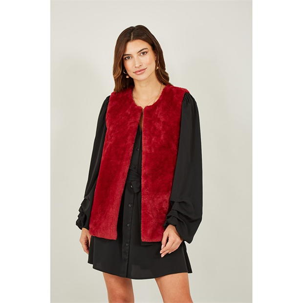 Vesta Yumi Yumi Red Faux Fur