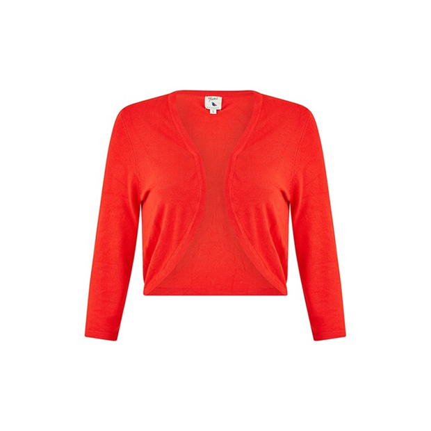 Yumi Yumi Red Knitted Curve Bolero