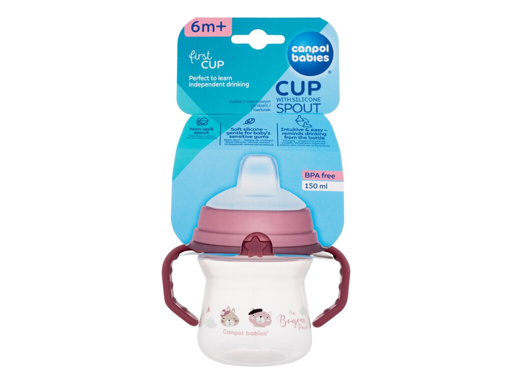 Bonjour Paris First Cup Pink 6m+ - Canpol Babies Apa de parfum