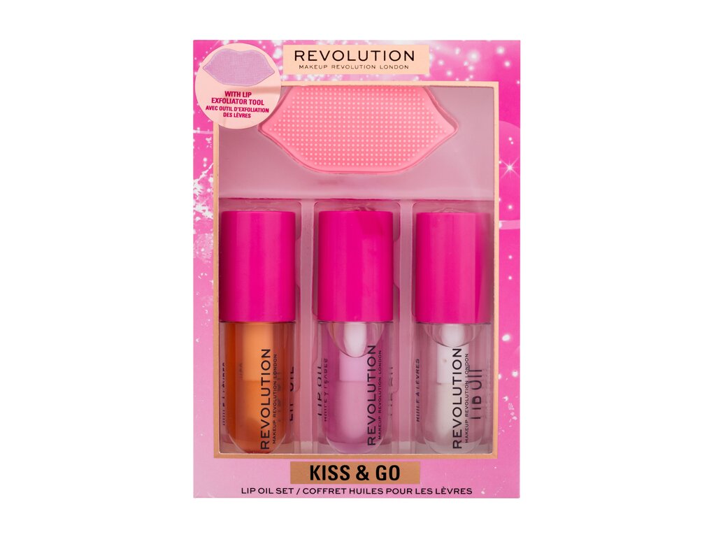 Set Kiss & Go Lip Oil - Makeup Revolution London Apa de parfum