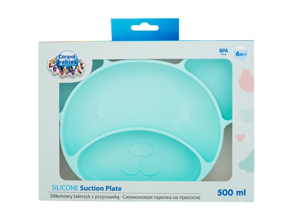 Silicone Suction Plate Turquoise - Canpol Babies Apa de parfum